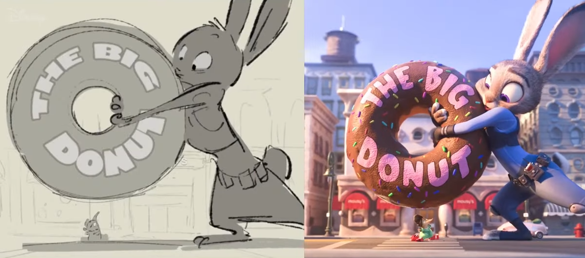 Image from Zootopia animatic example