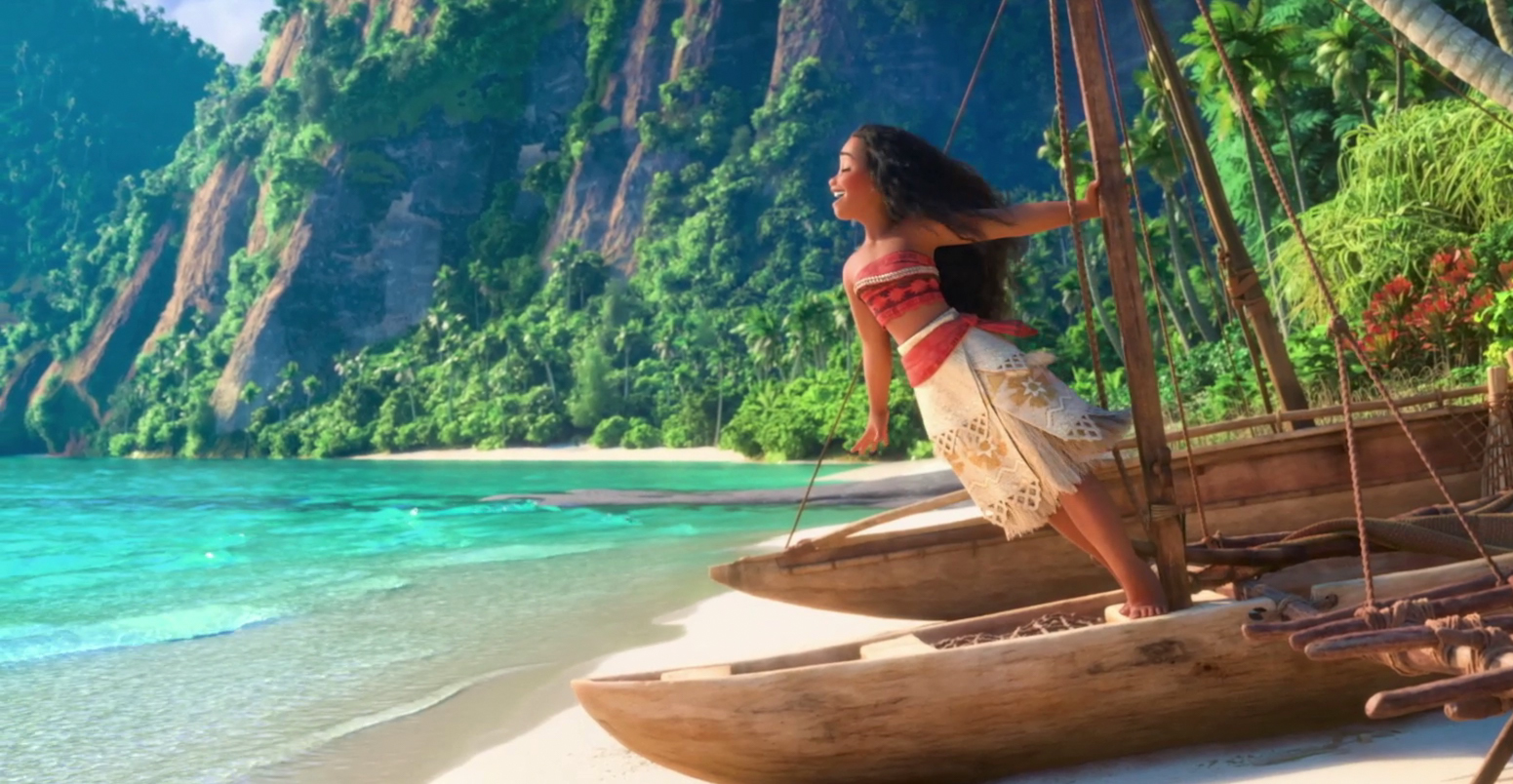 Render of Movie Moana, to show where storyboarding can lead